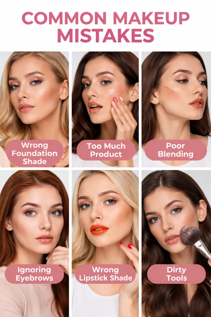 makeup mistakes